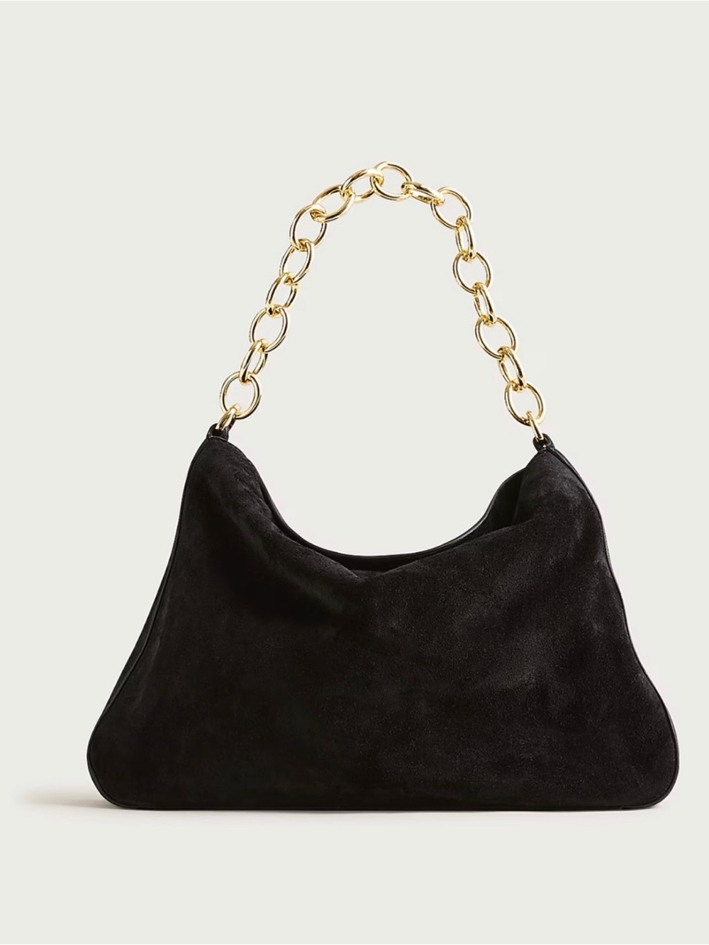 J.CREW BERKELEY CHAINLINK SHOULDER BAG BLACK NWT
